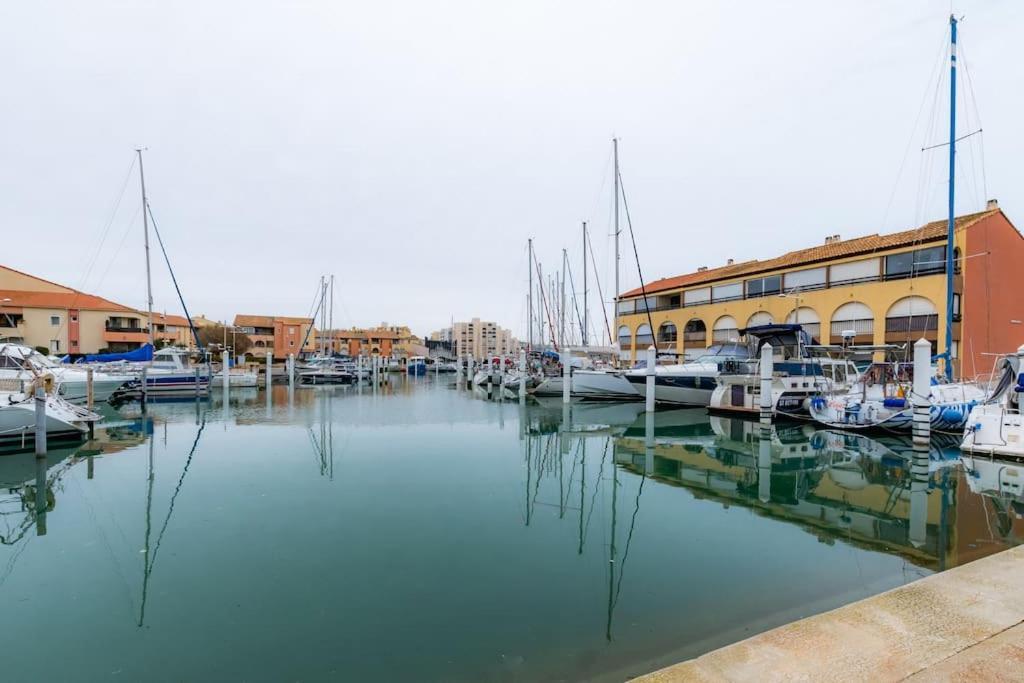 La Perle Du Port * Terrasse * Clim * Mer A 5 Min * Chambre * 카르농 플라주 외부 사진